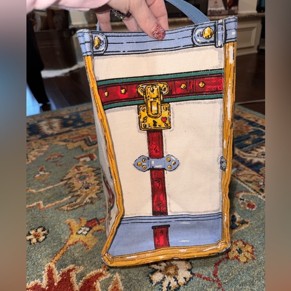 Brighton NWT In Love We Trust Exclusive Tom Clancy Artwork Queen of Hearts Tote - Picture 12 of 15